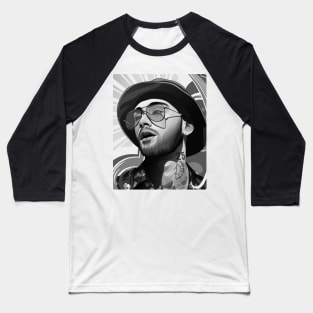 Zayn Black & White Portrait Baseball T-Shirt